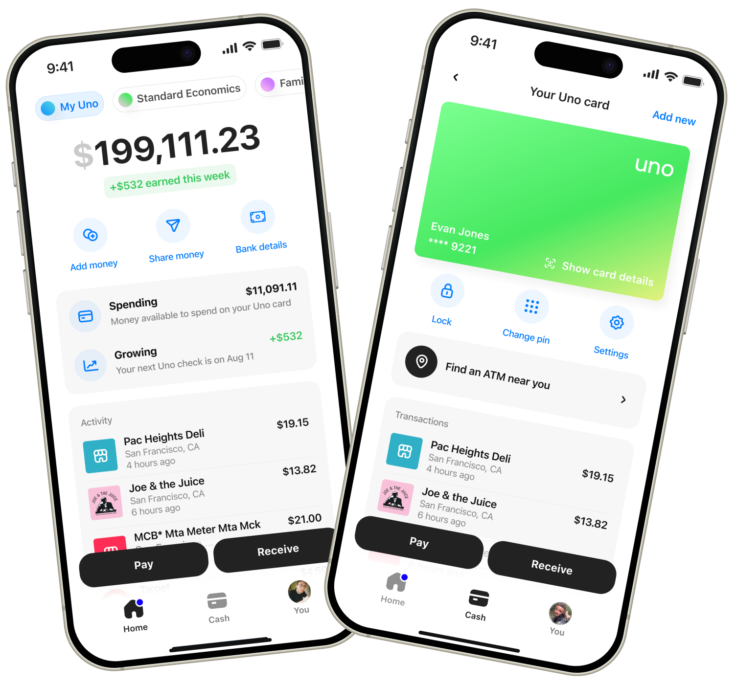 App mock‑up